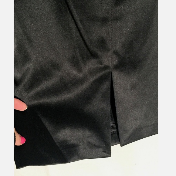 $198 Black Strapless Asymmetrical Whimsygoth Mini Formal/Occasion Dress~Sz 2 - Picture 8 of 11